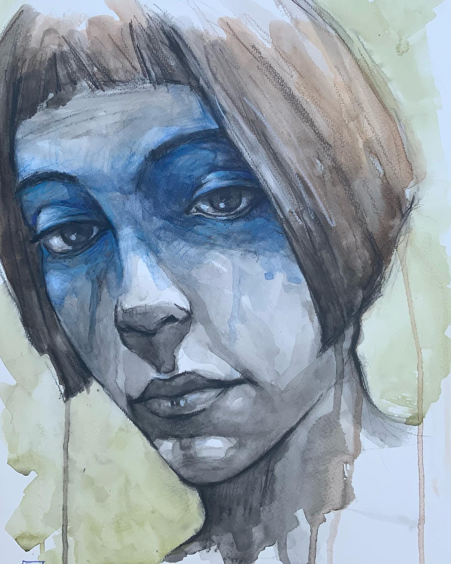 Painterly figurative study of Trinidad